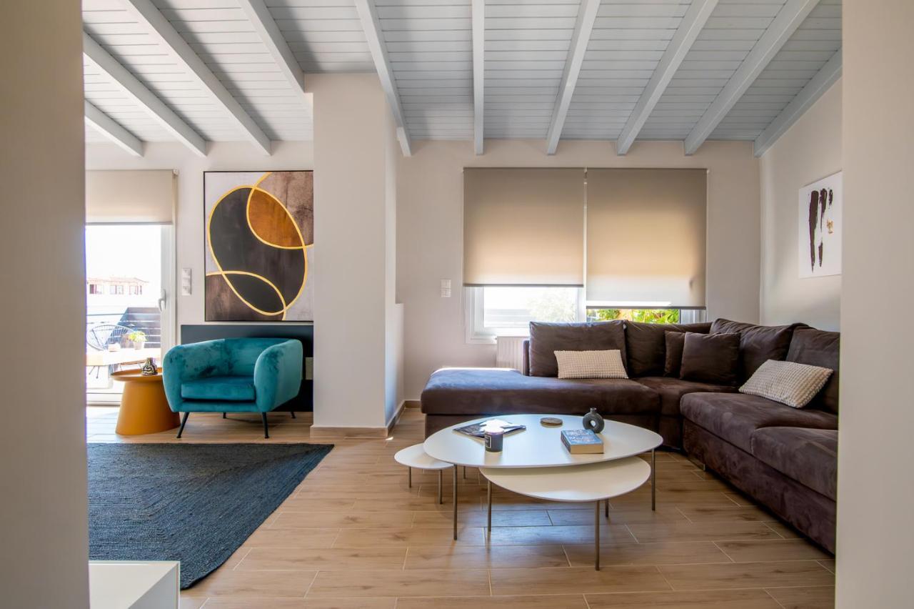Ferienwohnung Fragoseco Loft! Elegance & Luxury Chalkís Exterior foto